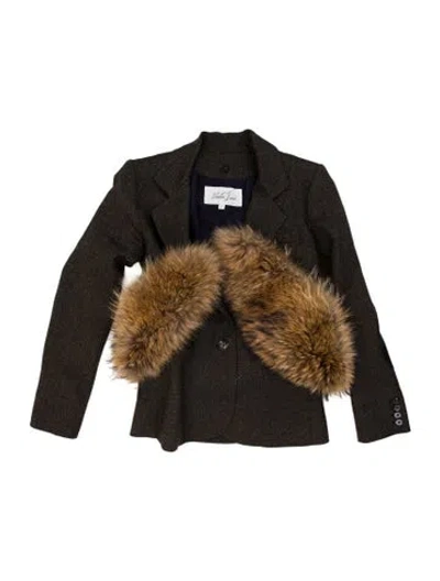 Pre-owned Veronica Beard Wool Blazer In Brown
