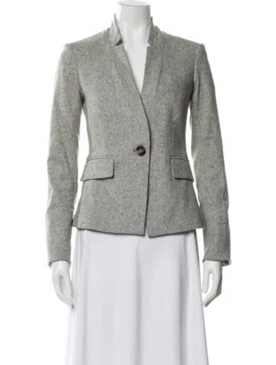 Pre-owned Veronica Beard Wool Blazer In Gray