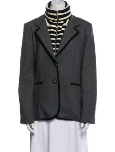 Pre-owned Veronica Beard Wool Blazer In Gray