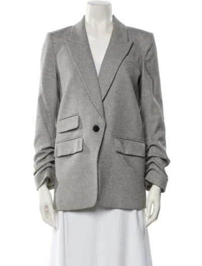 Pre-owned Veronica Beard Wool Blazer In Gray
