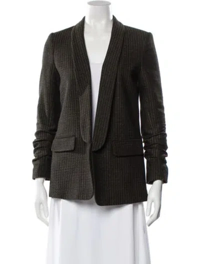 Pre-owned Veronica Beard Wool Blazer In Green