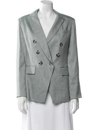 Pre-owned Veronica Beard Wool Blazer In Green