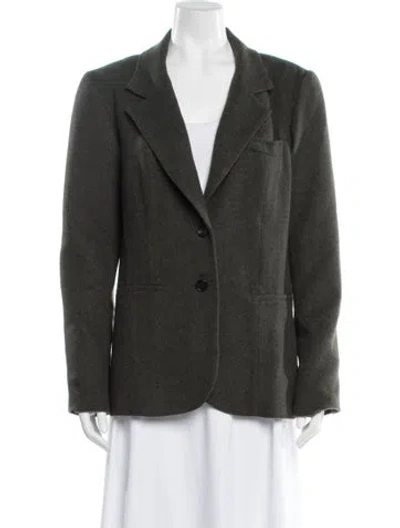 Pre-owned Veronica Beard Wool Blazer In Green