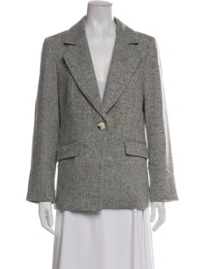 Pre-owned Veronica Beard Wool Blazer In Grey
