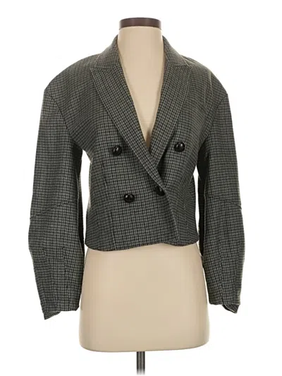 Pre-owned Veronica Beard Wool Blazer Jacket In Gray