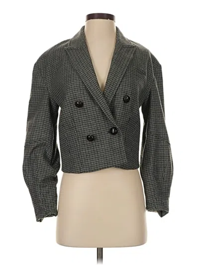 Pre-owned Veronica Beard Wool Blazer Jacket In Gray
