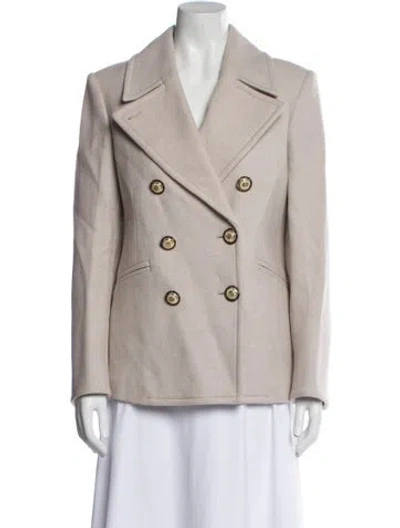 Pre-owned Veronica Beard Wool Blazer In Neutral