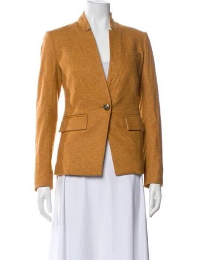 Pre-owned Veronica Beard Wool Blazer In Orange