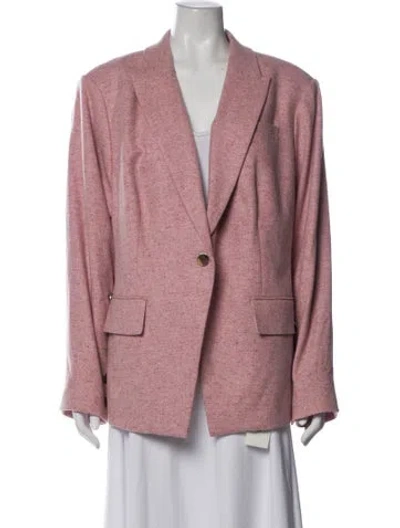 Pre-owned Veronica Beard Wool Blazer In Pink