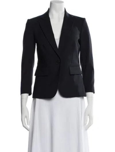 Pre-owned Veronica Beard Wool Blazer W/ Tags In Blue