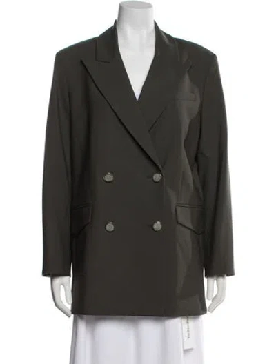 Pre-owned Veronica Beard Wool Blazer W/ Tags In Green