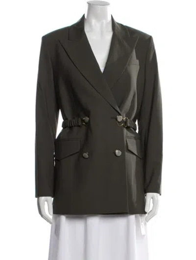 Pre-owned Veronica Beard Wool Blazer W/ Tags In Green