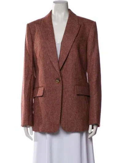 Pre-owned Veronica Beard Wool Blazer W/ Tags In Red