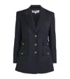 Veronica Beard Wool-blend Nalani Dickey Jacket In Blue