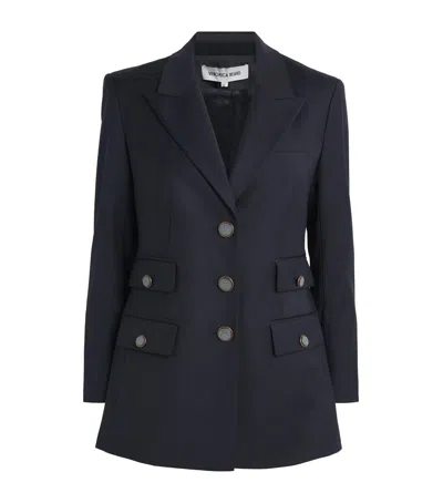 Veronica Beard Wool-blend Nalani Dickey Jacket In Blue