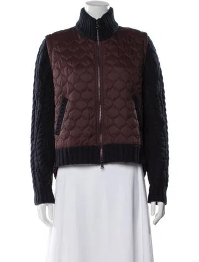 Pre-owned Veronica Beard Wool Bomber Jacket