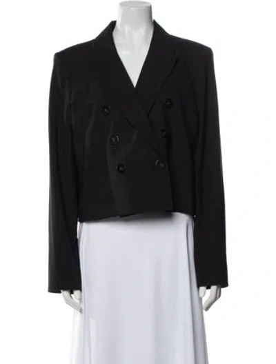 Pre-owned Veronica Beard Wool Coat In Black