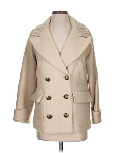 Pre-owned Veronica Beard Wool Coat In Brown