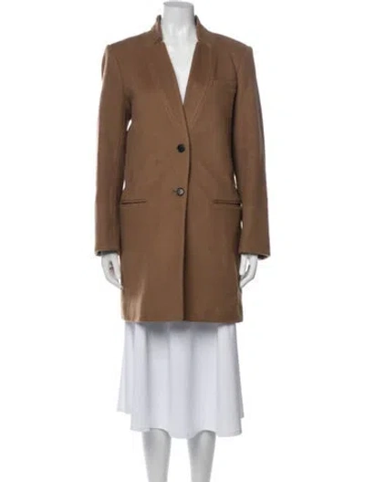 Pre-owned Veronica Beard Wool Coat In Brown
