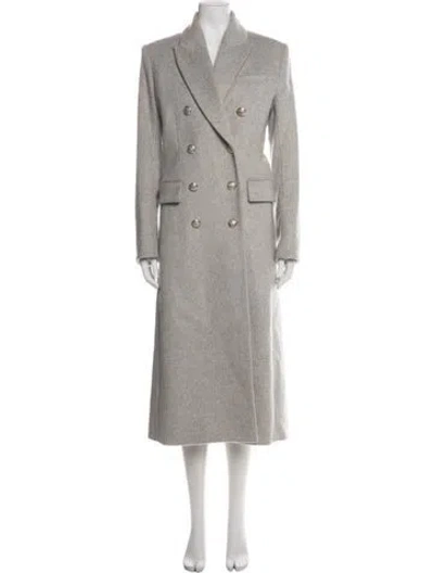 Pre-owned Veronica Beard Wool Coat In Grey