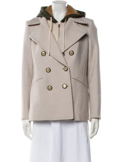 Pre-owned Veronica Beard Wool Coat In Neutral