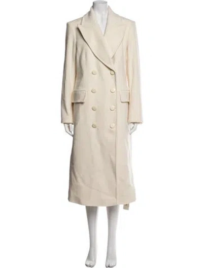Pre-owned Veronica Beard Wool Coat In Neutrals