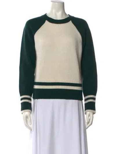 Pre-owned Veronica Beard Wool Colorblock Pattern Sweater In Multi