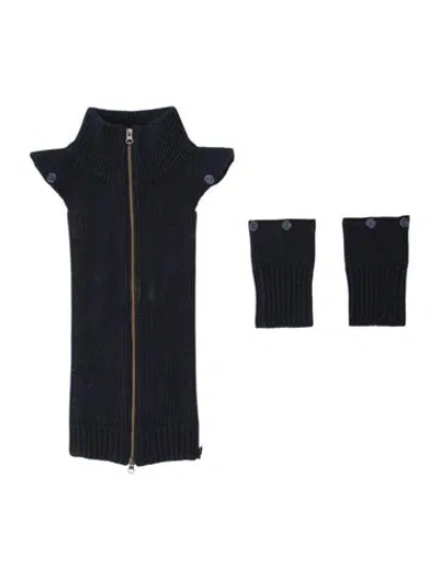 Pre-owned Veronica Beard Wool Cowl Neck Sweater In Blue