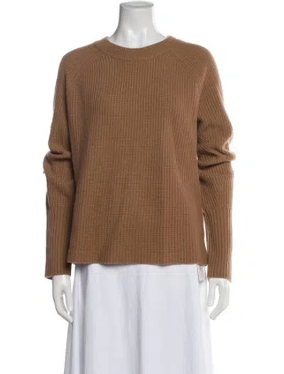 Pre-owned Veronica Beard Wool Crew Neck Sweater In Neutral