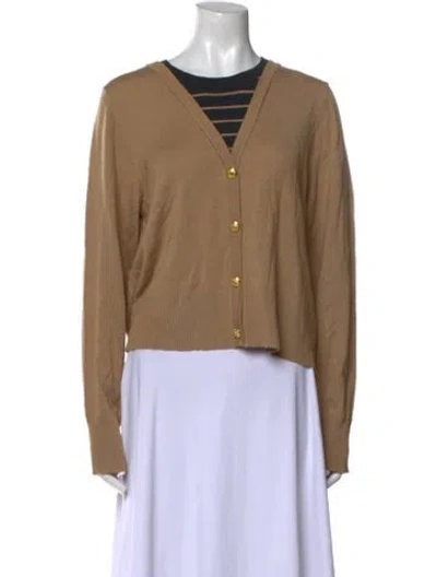 Pre-owned Veronica Beard Wool Crew Neck Sweater W/ Tags In Neutral