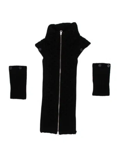 Pre-owned Veronica Beard Wool Dickey In Black