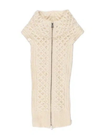 Pre-owned Veronica Beard Wool Dickey In Neutral