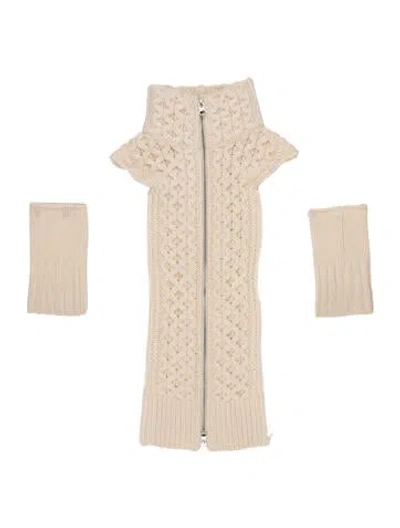 Pre-owned Veronica Beard Wool Dickey In Neutrals