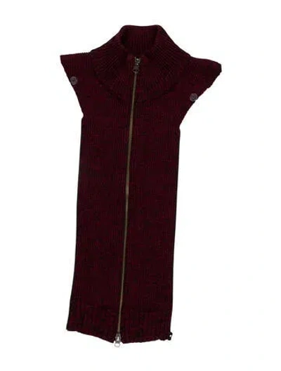 Pre-owned Veronica Beard Wool Dickey In Red