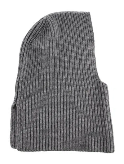 Pre-owned Veronica Beard Wool Hooded Snood W/tags In Gray