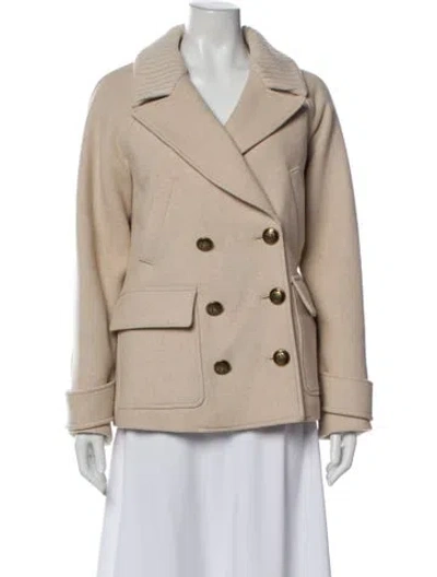 Pre-owned Veronica Beard Wool Jacket In Neutral