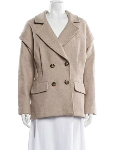 Pre-owned Veronica Beard Wool Jacket In Neutral