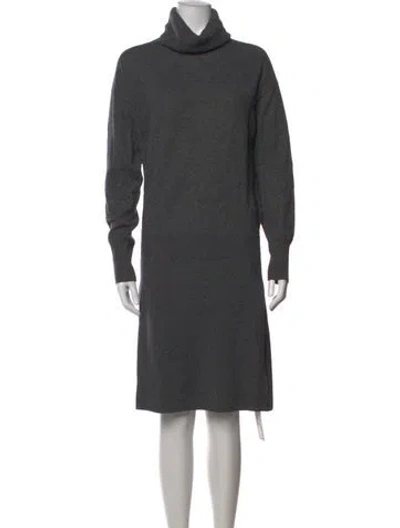 Pre-owned Veronica Beard Wool Knee-length Dress In Grey