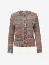 Veronica Beard Sariyah Knit Jacket In Multicolor