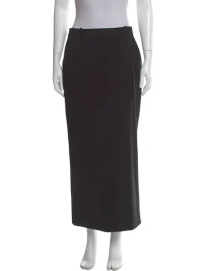 Pre-owned Veronica Beard Wool Long Skirt In Black