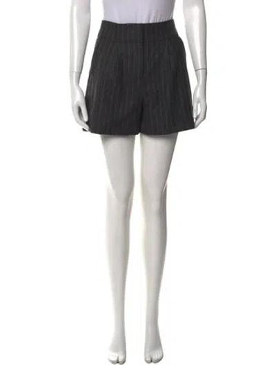 Pre-owned Veronica Beard Wool Mini Shorts In Black