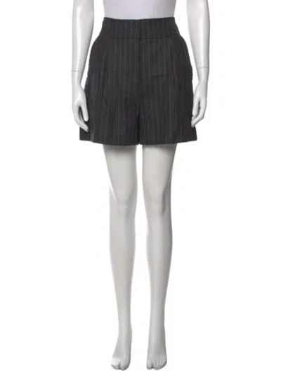 Pre-owned Veronica Beard Wool Mini Shorts In Blue