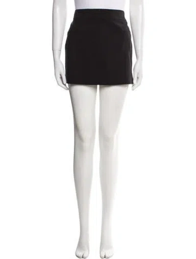 Pre-owned Veronica Beard Wool Mini Skirt In White