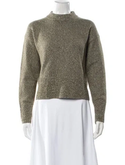 Pre-owned Veronica Beard Wool Mock Neck Sweater In Multi
