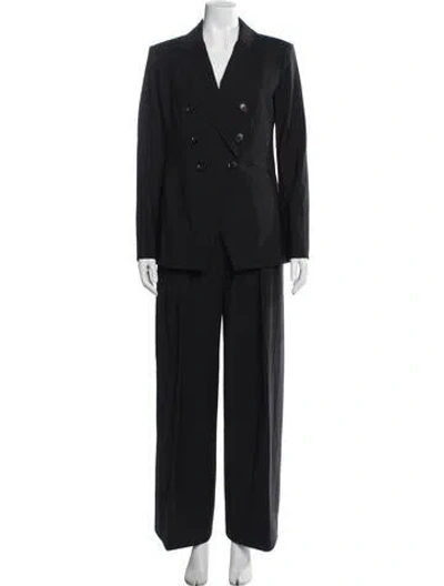 Pre-owned Veronica Beard Wool Pantsuit In Black