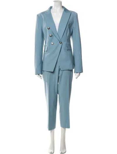 Pre-owned Veronica Beard Wool Pantsuit In Blue