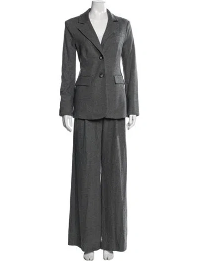 Pre-owned Veronica Beard Wool Pantsuit W/ Tags In Gray