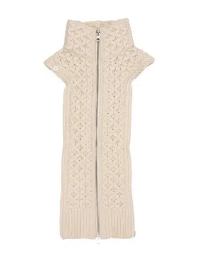 Pre-owned Veronica Beard Wool Patterned Dickey In Neutral