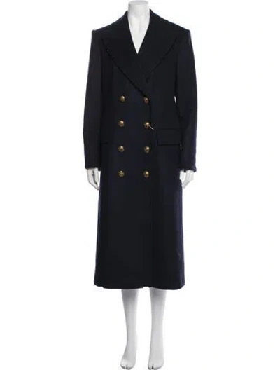 Pre-owned Veronica Beard Wool Peacoat W/ Tags In Black