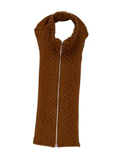 Pre-owned Veronica Beard Wool Printed Dickey In Brown